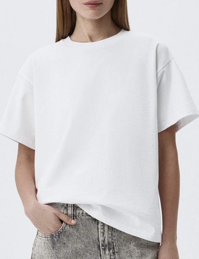 5802010237 Շապիկ կիսաթև  KATE OVERSIZE FIT